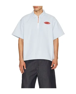 Devereux Golf NA シャツ - Baby Blue,White. - サムネイル1