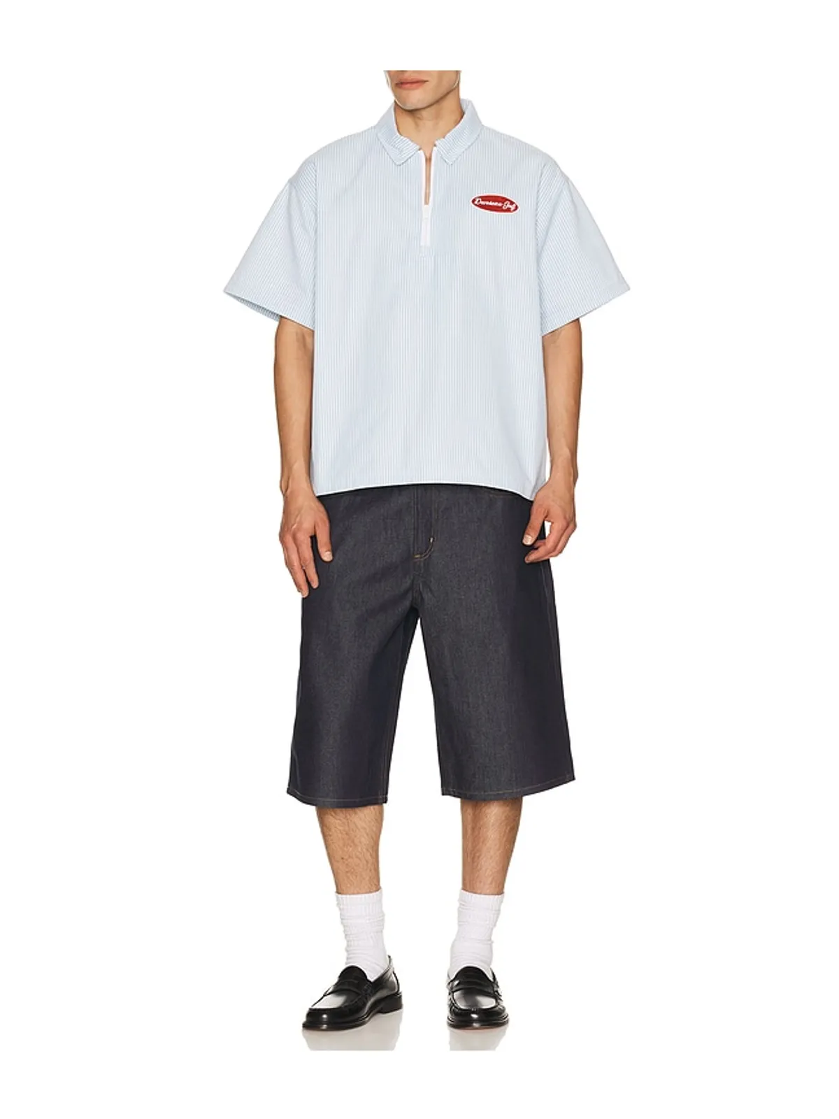 Devereux Golf NA シャツ - Baby Blue,White. - 画像3