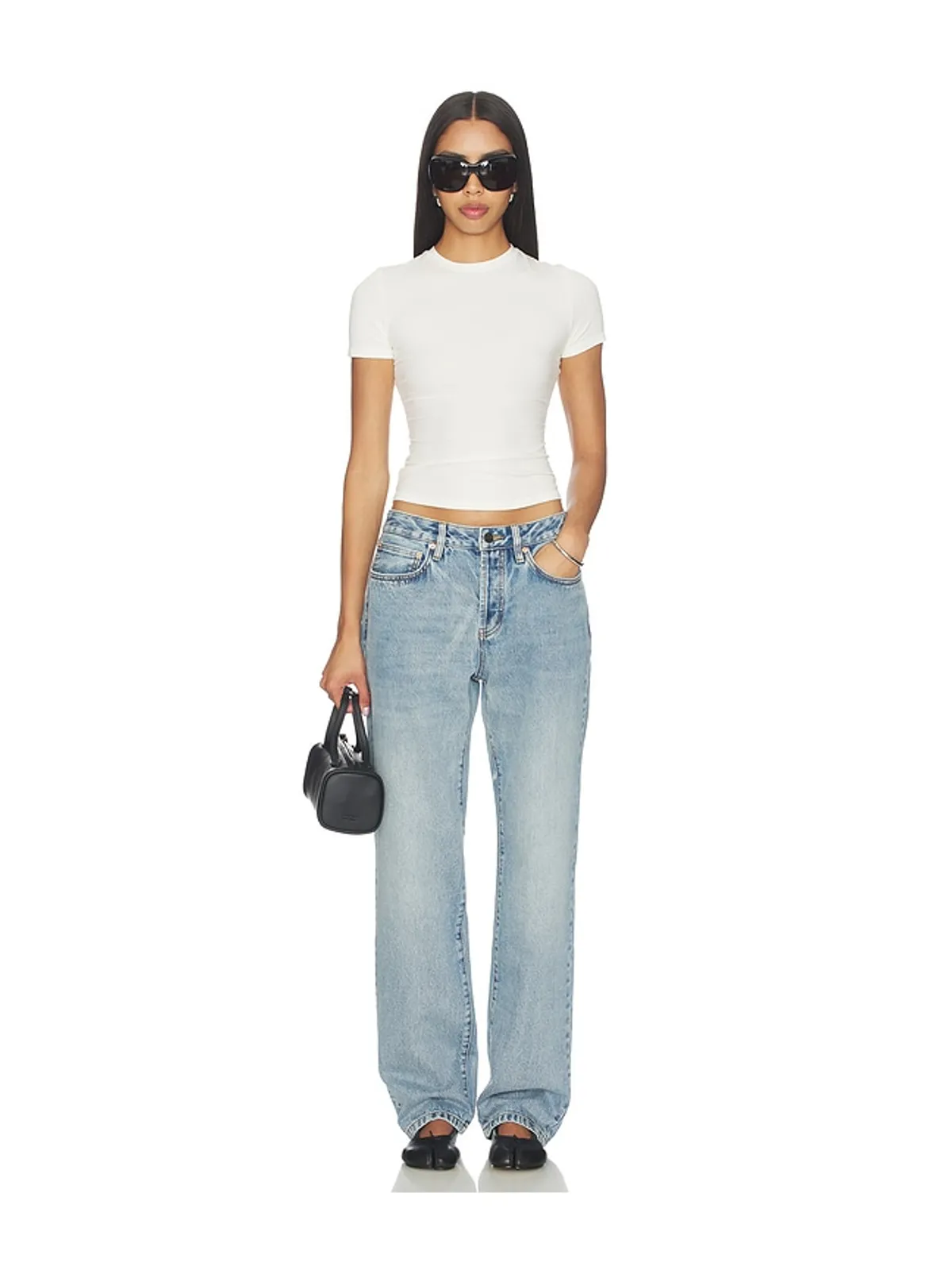 GUIZIO SOL RELAXED WIDE LEG デニム - 画像5