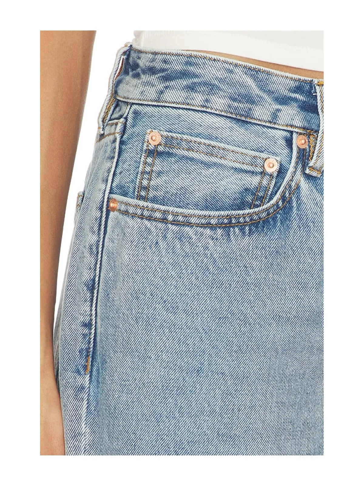 GUIZIO SOL RELAXED WIDE LEG デニム - 画像6