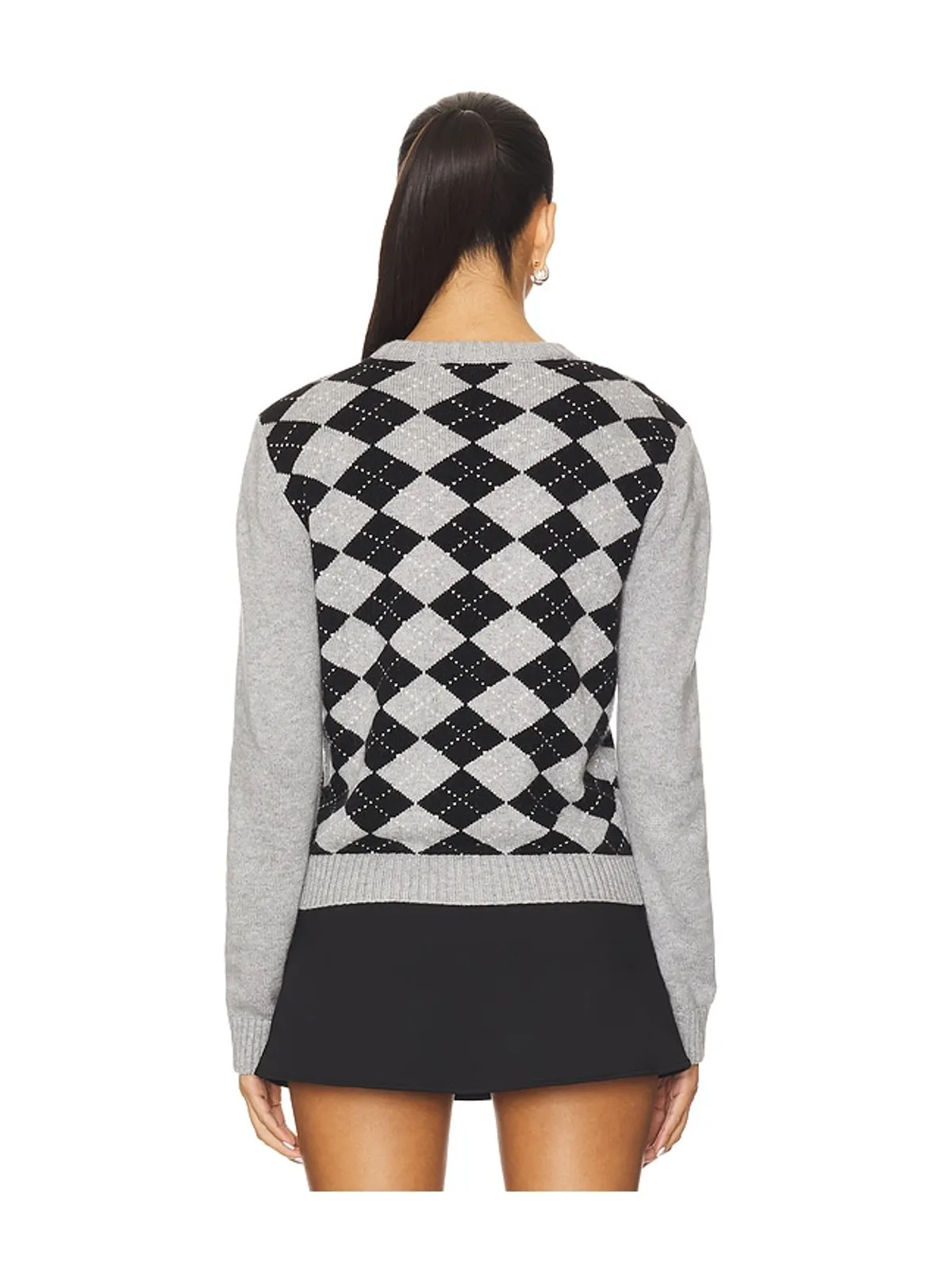 GUIZIO RELAXED ARGYLE カーディガン - 画像3