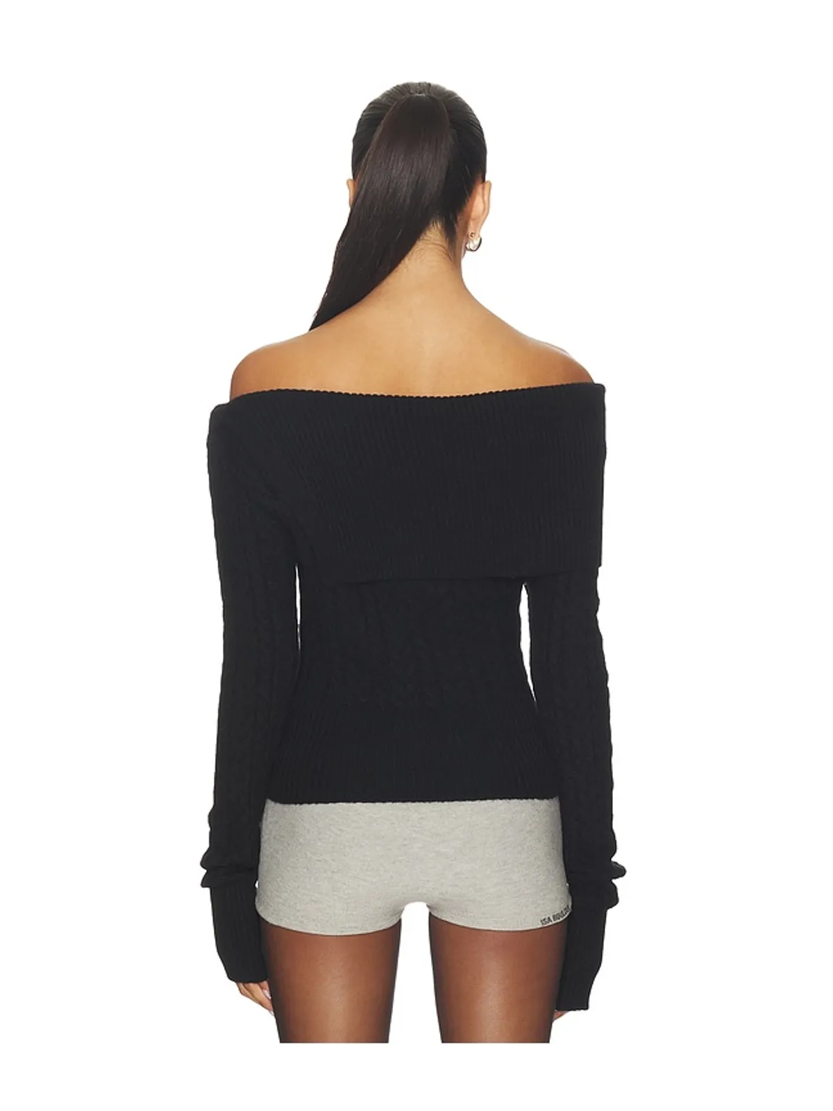 GUIZIO DRAPED COLLAR KNIT ジャンパー - 画像3