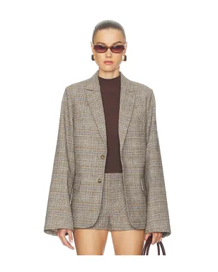 GUIZIO OVERSIZED TARTAN ブレザー - サムネイル1