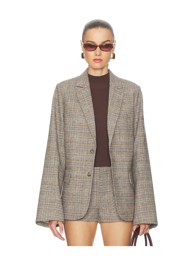 GUIZIO GUIZIO OVERSIZED TARTAN ブレザーの商品画像