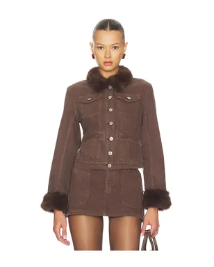 GUIZIO ARES FAUX FUR ジャケット - サムネイル1