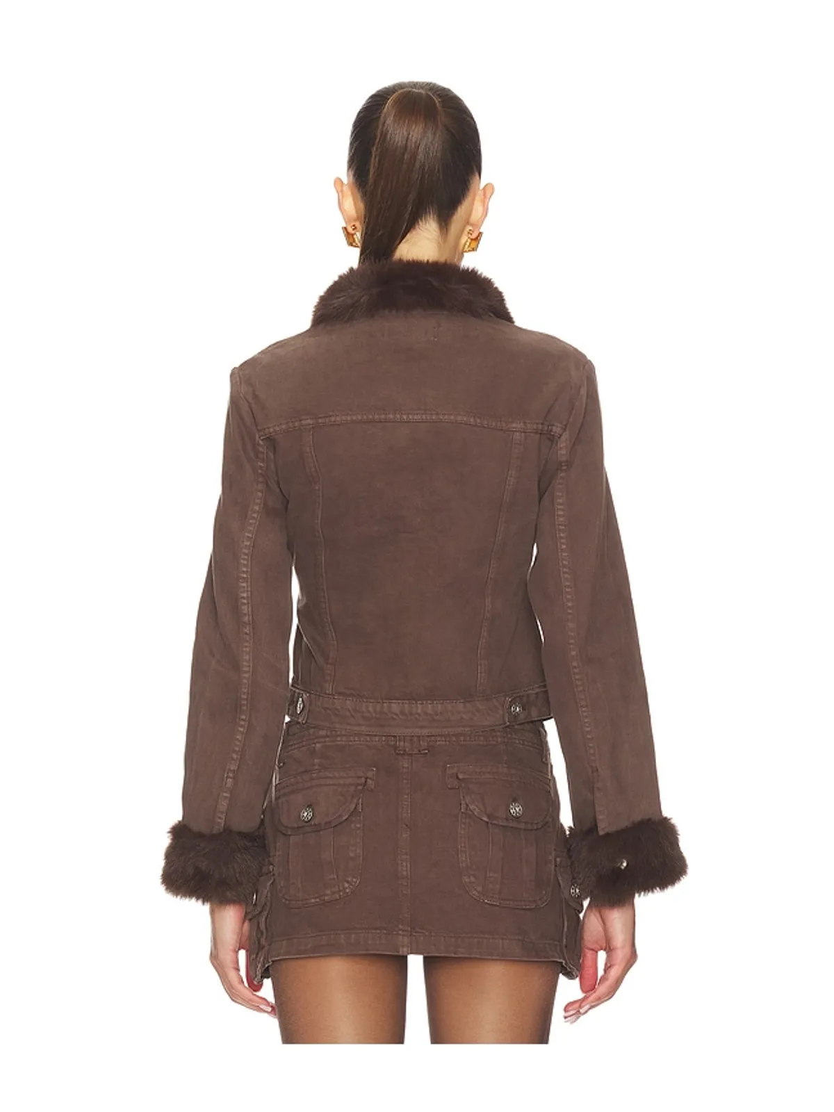 GUIZIO ARES FAUX FUR ジャケット - 画像3