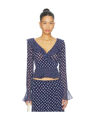 GUIZIO MALLORCA RUFFLE WRAP トップ - サムネイル1