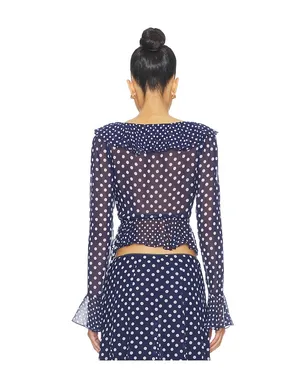 GUIZIO MALLORCA RUFFLE WRAP トップ - サムネイル3