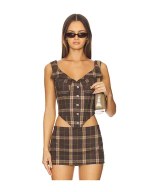 GUIZIO CHAMONIX TARTAN コルセット - サムネイル1