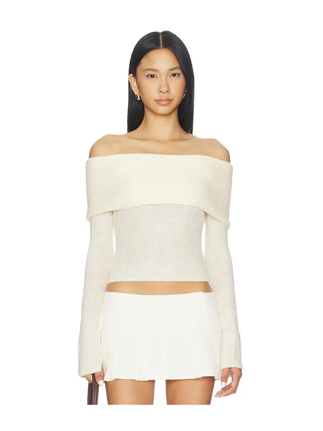 GUIZIO GUIZIO OFF SHOULDER KNIT トップの商品画像