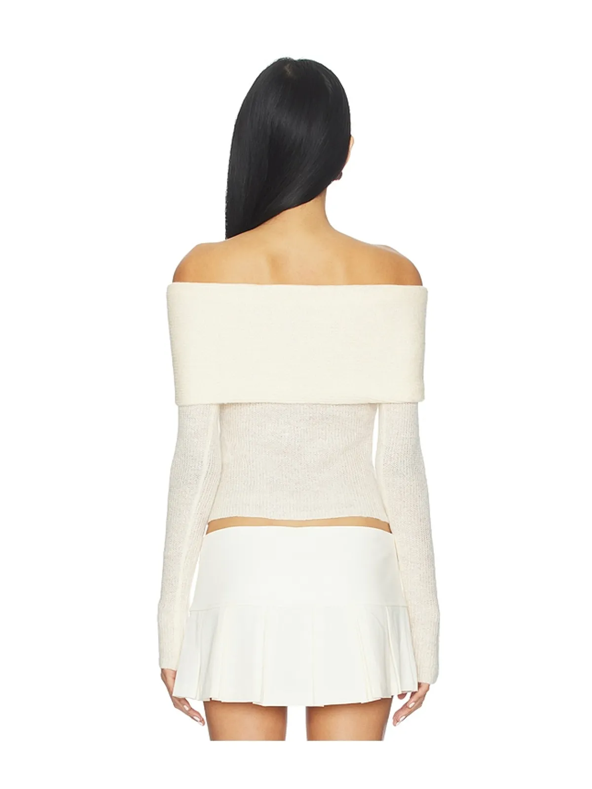 GUIZIO OFF SHOULDER KNIT トップ - 画像3