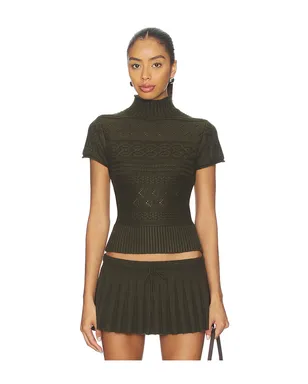 GUIZIO CABLE TURTLENECK トップ - サムネイル1