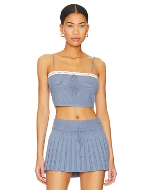 GUIZIO CIELO RIB KNIT トップ - サムネイル1