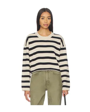 Denimist セーター - Navy,Beige. - サムネイル1