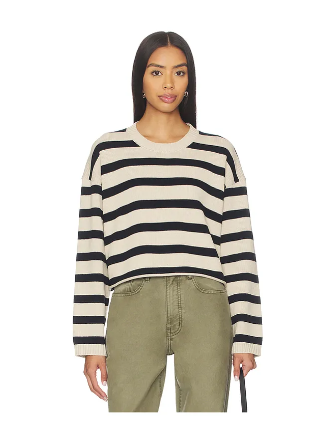 Denimist Denimist セーター - Navy,Beige.の商品画像