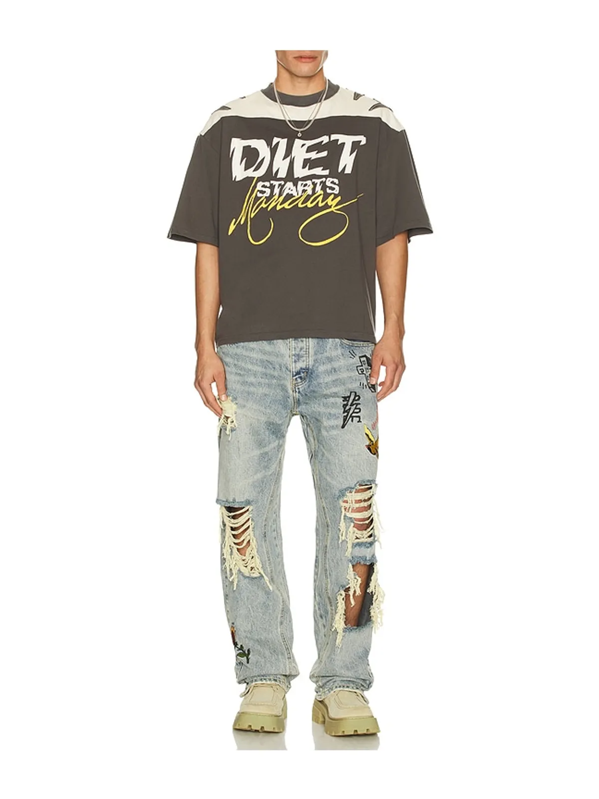 Diet Starts Monday DSM YOKE Tシャツ - 画像4