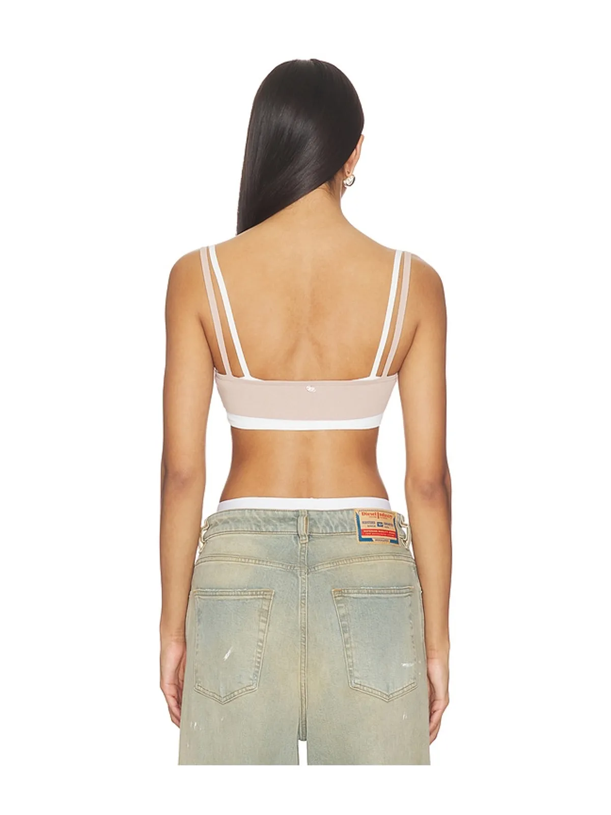 Diesel M-ZELDA トップ - Beige,White. - 画像3