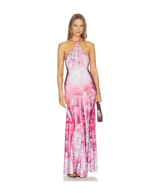 Di Petsa SHELL HALTER NECK LONG ドレス - サムネイル1