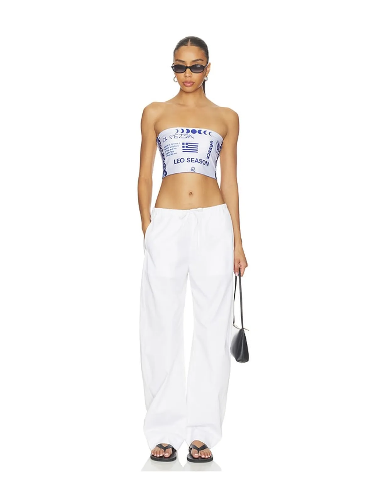 Di Petsa LEO SEASON TUBE トップ - White,Blue. - 画像4
