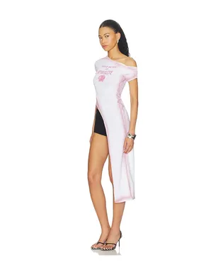 Di Petsa FRAGMENT OF APHRODITE ASYMMETRICAL トップ - White,Mauve. - サムネイル3