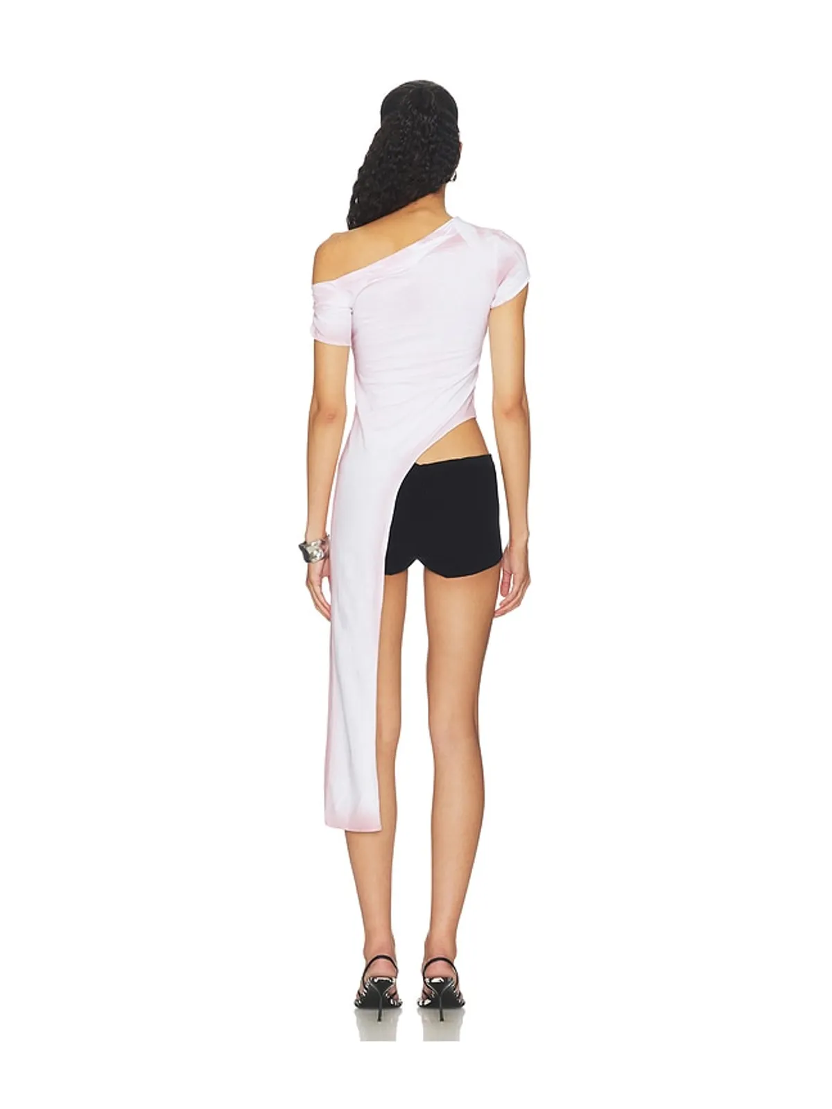Di Petsa FRAGMENT OF APHRODITE ASYMMETRICAL トップ - White,Mauve. - 画像4