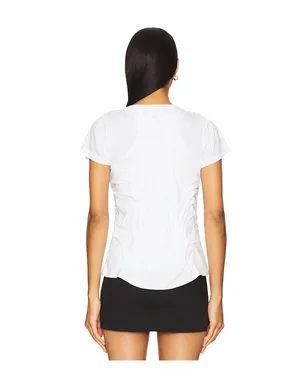 Di Petsa WETLOOK DRAPED Tシャツ - サムネイル3