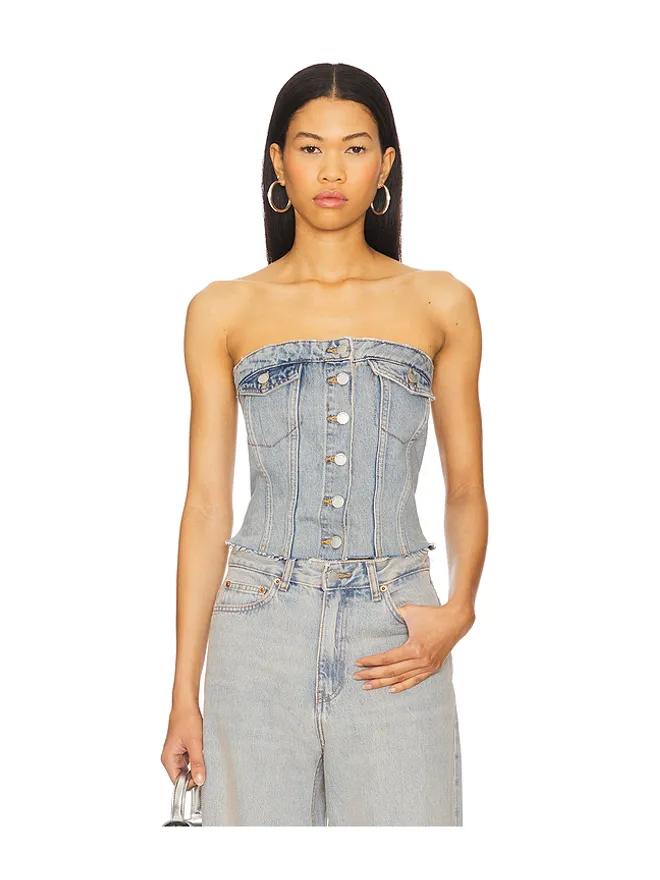 Dr. Denim Dr. Denim CARLI デニムチューブトップの商品画像