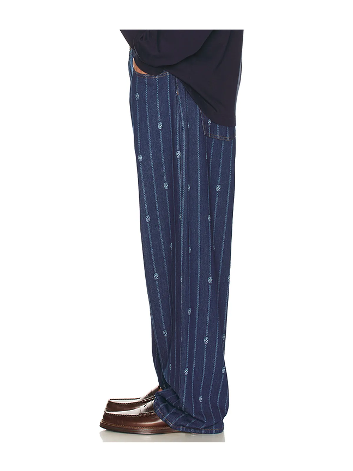 Drôle De Monsieur BAGGY MONOGRAMME ジーンズ - 画像2