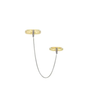 Demarson ESSEX リング - Metallic Gold,Metallic Silver. - サムネイル1