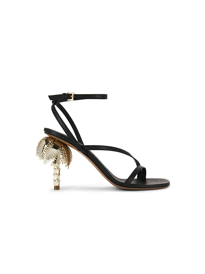 Duha Duha PALMIRA サンダル - Black,Metallic Gold.の商品画像