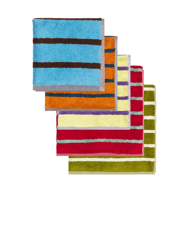 Dusen Dusen Dusen Dusen SET OF 5 BIRD STRIPE TOWELS バードストライプタオル 5枚セットの商品画像