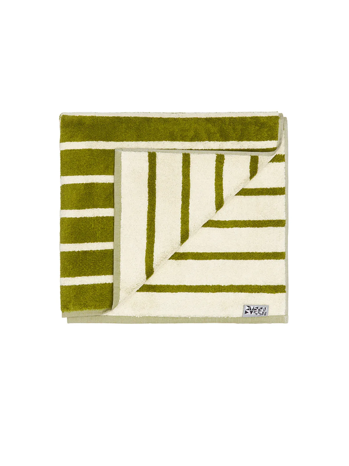 Dusen Dusen BIRD STRIPE BATH TOWEL バードストライプバスタオル - 画像2