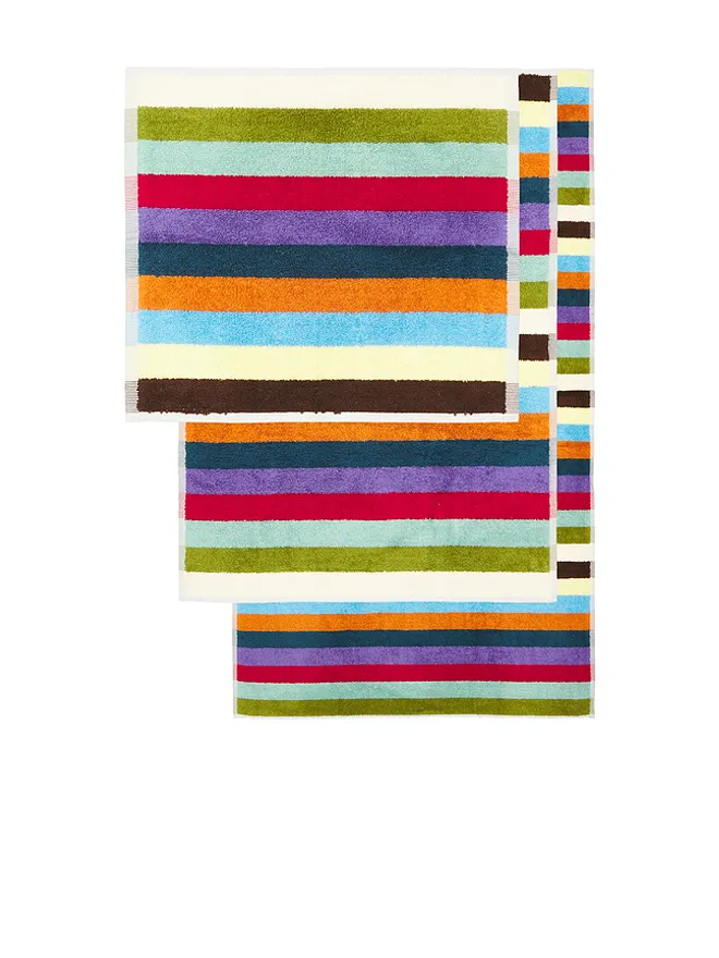 Dusen Dusen Dusen Dusen SET OF 3 HUMMINGBIRD TOWELS ハミングバードタオル 3枚セット - Cream,Green.の商品画像