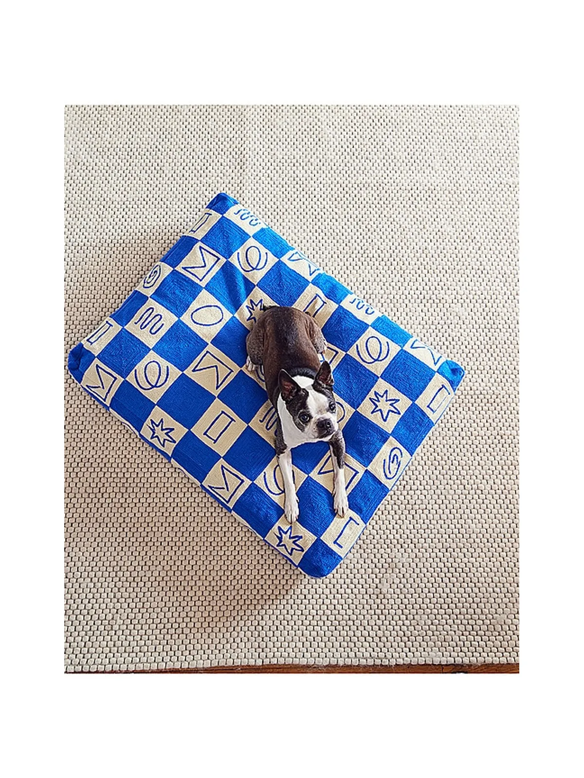 Dusen Dusen TILE EMBROIDERED DOG BED 犬用ベッド - 画像4