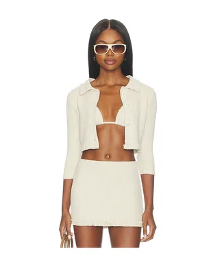 DEVON WINDSOR BRIELLE ジャケット - Cream, Metallic Gold. - サムネイル2