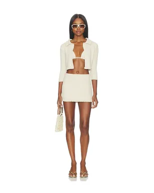 DEVON WINDSOR BRIELLE ジャケット - Cream, Metallic Gold. - サムネイル5