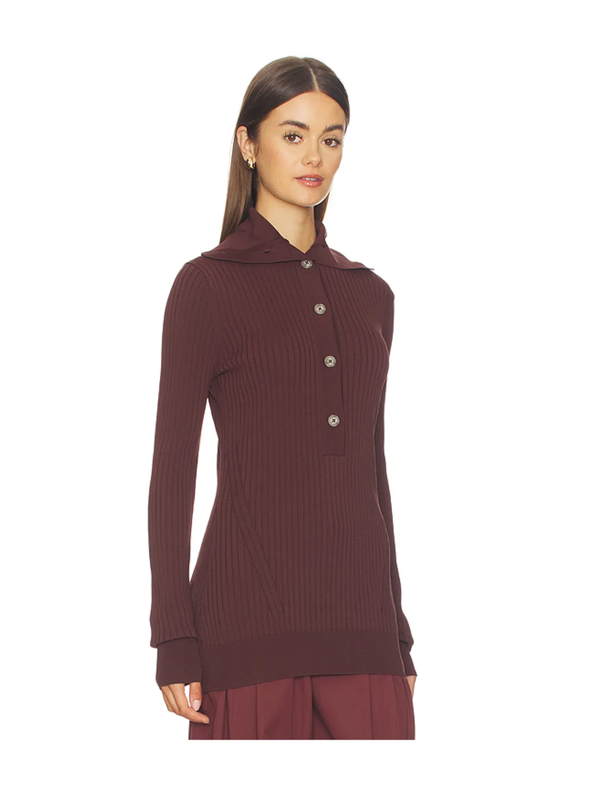 Entire Studios HIGH NECK HENLEY トップ - 画像2