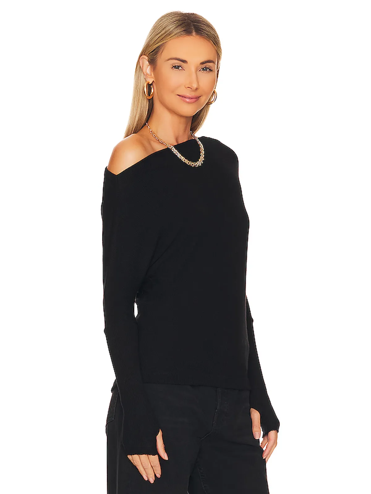 Enza Costa KNIT SLOUCH TOP セーター - 画像2