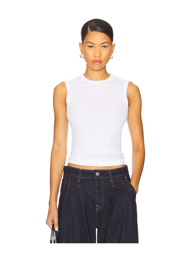 Enza Costa Enza Costa ニュークラシック ノースリーブTシャツの商品画像