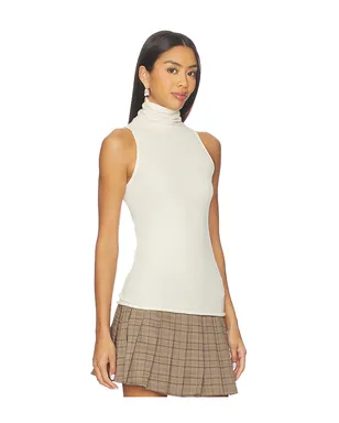Enza Costa Cashmere Halter Turtleneck Top - サムネイル2