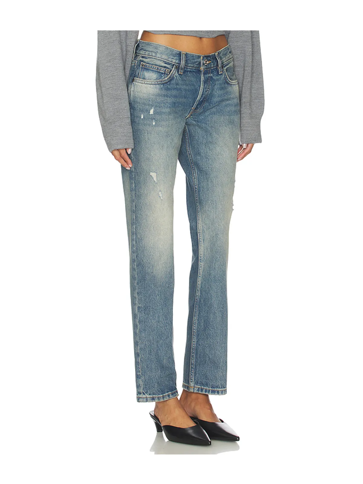 EB Denim LOW RISE STRAIGHT デニム - 画像2