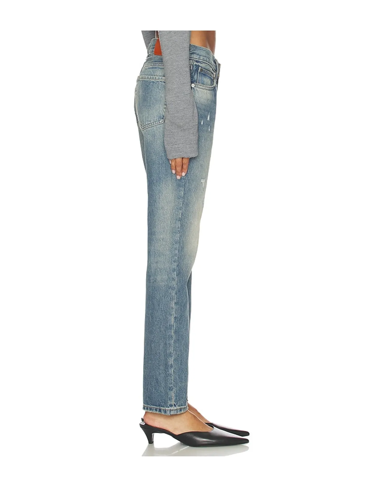 EB Denim LOW RISE STRAIGHT デニム - 画像3