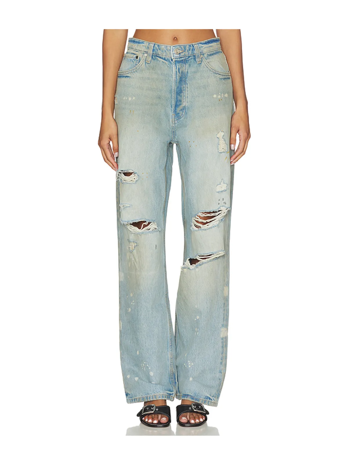 EB Denim SOFIA HIGH RISE RELAXED デニム - 画像1