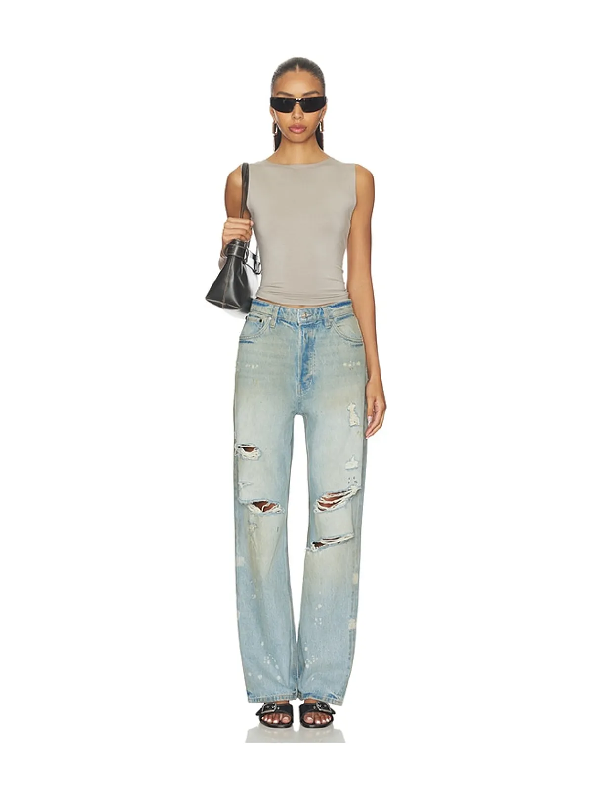 EB Denim SOFIA HIGH RISE RELAXED デニム - 画像5