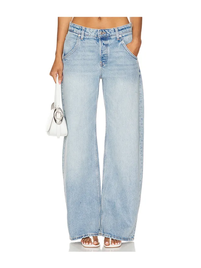 EB Denim EB Denim ENZO BARREL ミッドライズワイドレッグの商品画像