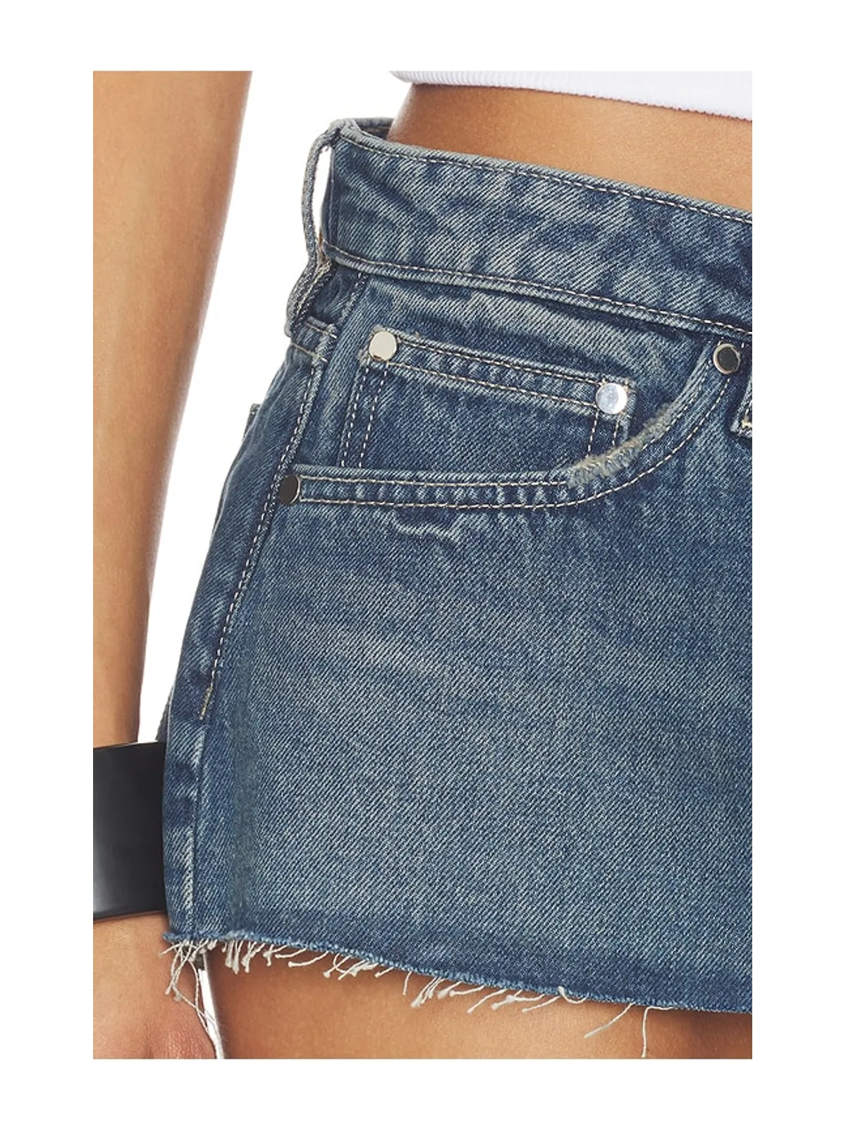 EB Denim ARDEN MICRO MINI スカート - 画像6