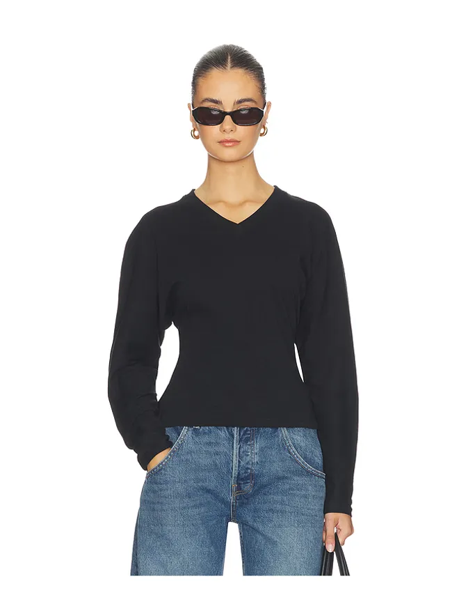 EB Denim EB Denim ACACIA V NECK LONG SLEEVE トップの商品画像