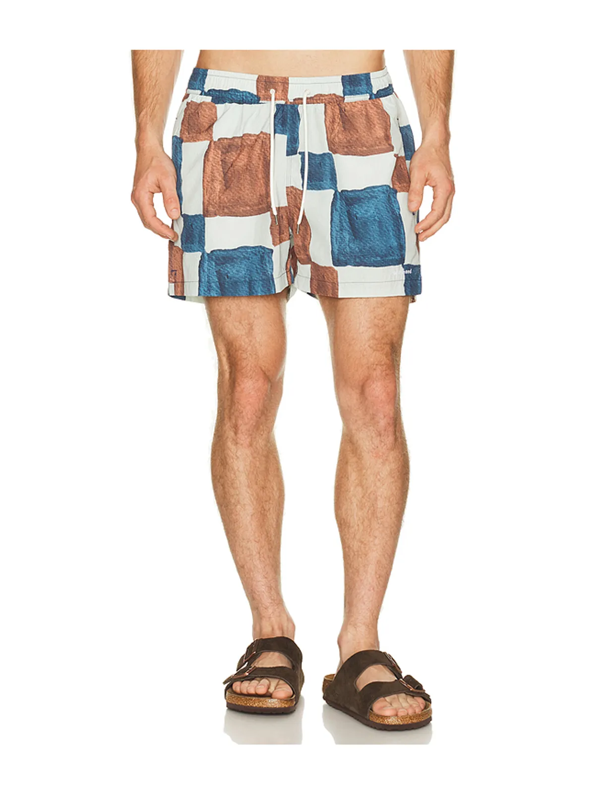 Edmmond Studios ショートパンツ - Blue,Brown. - 画像1
