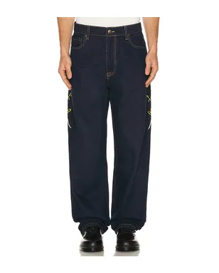 Ed Hardy Dragons Selvage Baggy Denim Pants - サムネイル2