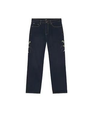 Ed Hardy Dragons Selvage Baggy Denim Pants - サムネイル6